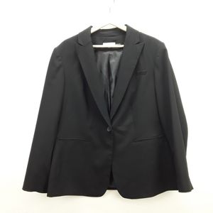 Calvin Klein black one button blazer